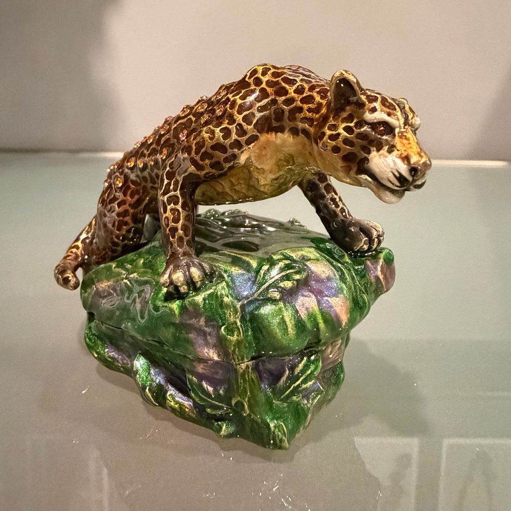 Leopard Trinket Box